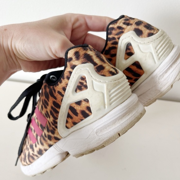 Adidas Torsion Zx Flux Leopard Print Sneakers - Picture 2 of 4